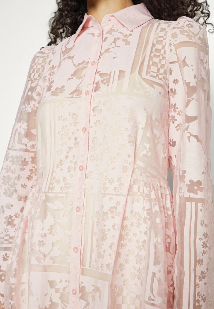 HUGO KLOTILDE - Shirt Dress - Light Pastel Pink 7 HUGO KLOTILDE - Shirt Dress - Light Pastel Pink - Image 7