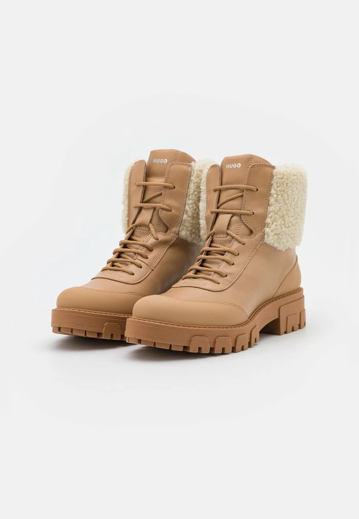 HUGO AXEL LACE - Winter Boots - Light/pastel Brown 3 HUGO AXEL LACE - Winter Boots - Light/pastel Brown - Image 3