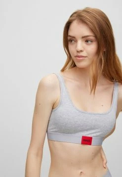 HUGO BRALETTE LABEL - Bustier - Medium Grey