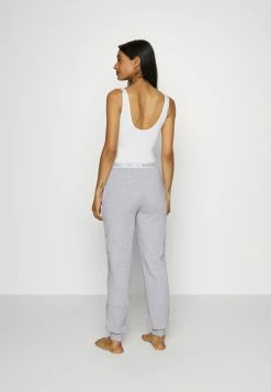 HUGO SPORTY LOGO PANTS - Pyjama Bottoms - Medium Grey -HUGO Shop 5b83339463a74b4e8186b31a0b05164f