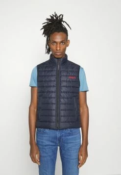 HUGO BENTINO - Waistcoat - Dark Blue