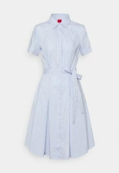 HUGO KEKALIANA - Shirt Dress - Light Blue/white