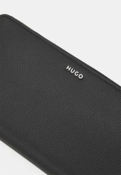 HUGO AMELIA ZIPAROUND - Wallet - Black -HUGO Shop 5fa0b66a5cff4699855bf5b239de72fb