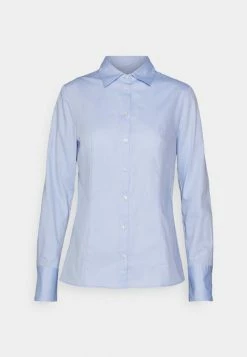 HUGO THE FITTED SHIRT - Blouse - Light/pastel Blue -HUGO Shop 6073388121944e8cb01121ab36b4fea4