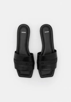 HUGO LOLA SLIDE - Mules - Black -HUGO Shop 61c527a0125f4b21b29a437b33893535