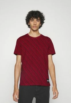 HUGO DORTON - Print T-shirt - Red
