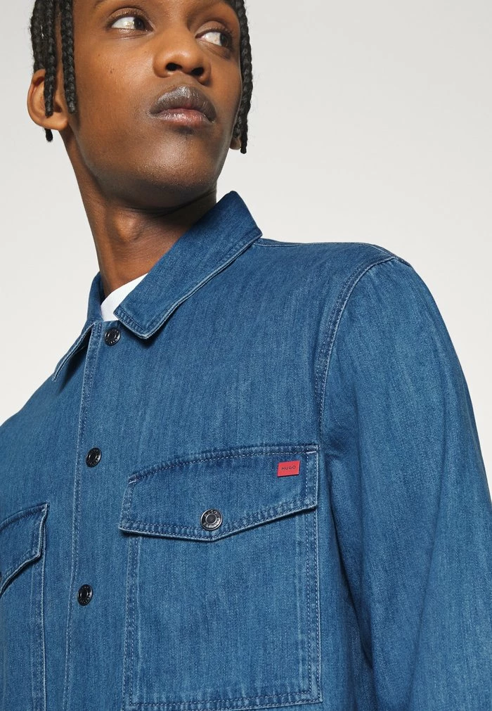 HUGO ENALU - Shirt - Open Blue 6 HUGO ENALU - Shirt - Open Blue - Image 6