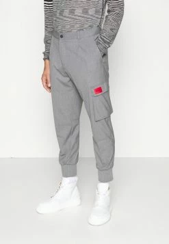 HUGO GLAVIN - Cargo Trousers - Open Grey