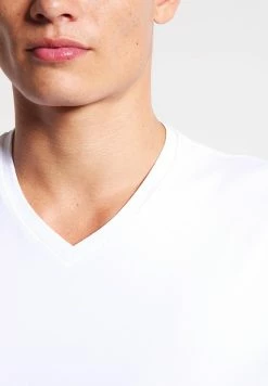 HUGO V NECK 2 PACK - Basic T-shirt - White -HUGO Shop 68670ba294264b709d6ddd332f235abd