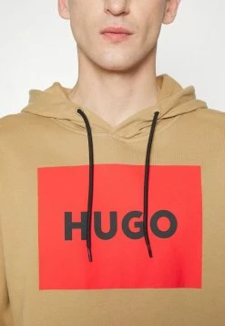 HUGO DURATSCHI - Hoodie - Light Pastel Brown -HUGO Shop 6aa7f6a2f04d4f16a647d46d5a1c5cf1