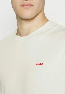 HUGO Long Sleeved Top - Light Beige -HUGO Shop 6b53fc3cc0614450a10e53fcbe10e1b5