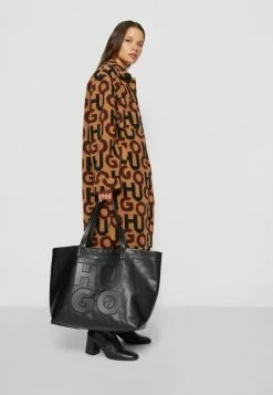 HUGO GWEN SHOPPER - Tote Bag - Black -HUGO Shop 6fa48ff5f4fd48dda1af5e128e8c6e80