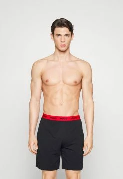 HUGO LINKED SHORT PANT - Pyjama Bottoms - Black