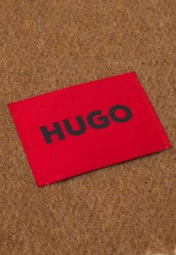 HUGO MEN - Scarf - Light/pastel Brown -HUGO Shop 73e377e5927246c29f7fd8f88ed56b4d