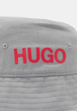 HUGO UNISEX - Hat - Grey -HUGO Shop 7459753fe0dc4f4aa4b34cebabe710e7