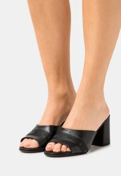 HUGO GRACE MULE - Heeled Mules - Black
