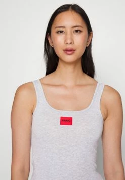 HUGO VEST LABEL - Undershirt - Medium Grey -HUGO Shop 753d135bdc8f4f93af98adbe907ad116