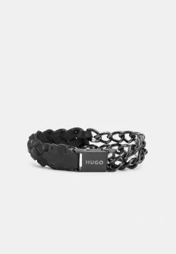 HUGO BRACE UNISEX - Bracelet - Black