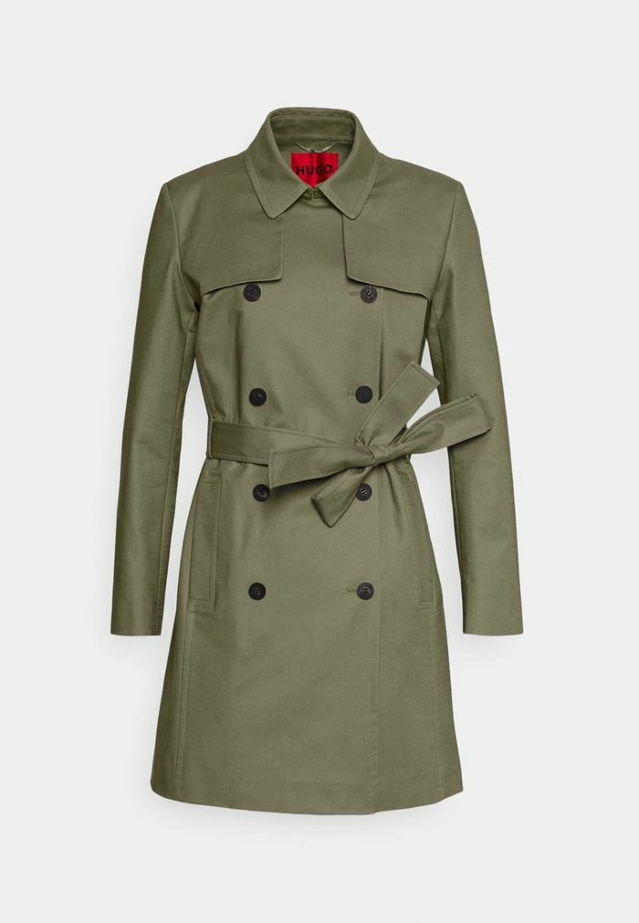 HUGO MAKARAS - Trenchcoat - Khaki 6 HUGO MAKARAS - Trenchcoat - Khaki - Image 6