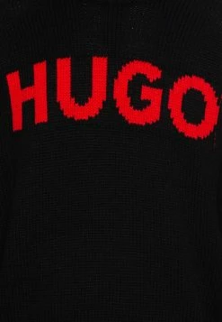 HUGO SLOGONON - Jumper - Black -HUGO Shop 770cf2088e434a75bc01525b4f3d58d8