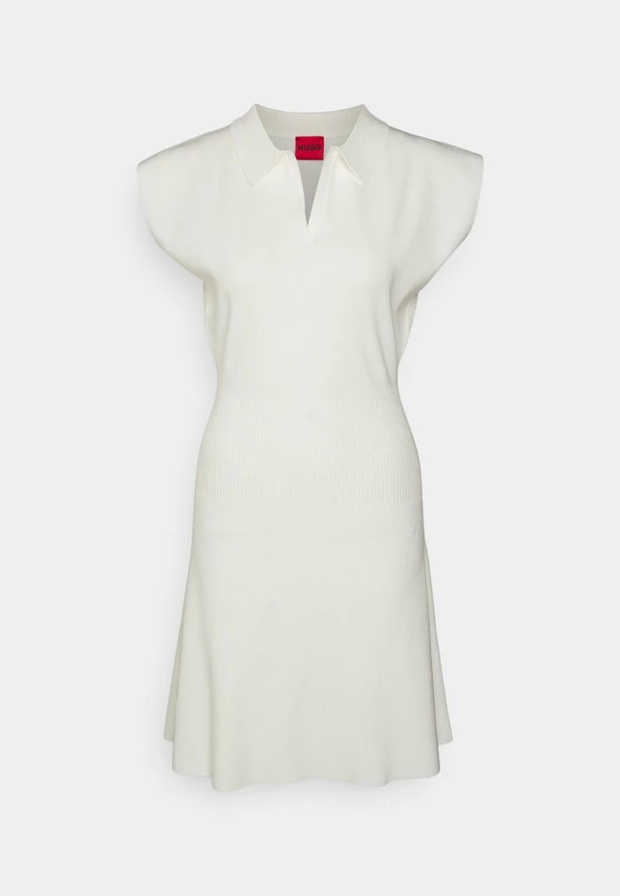 HUGO SIGHTY - Day Dress - Natural 4 HUGO SIGHTY - Day Dress - Natural - Image 4