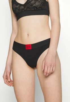 HUGO THONG LABEL - Thong - Black