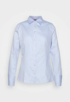 HUGO THE FITTED - Button-down Blouse - Light/pastel Blue -HUGO Shop 7a527cd38ee845aca49ffde4cc399ed0