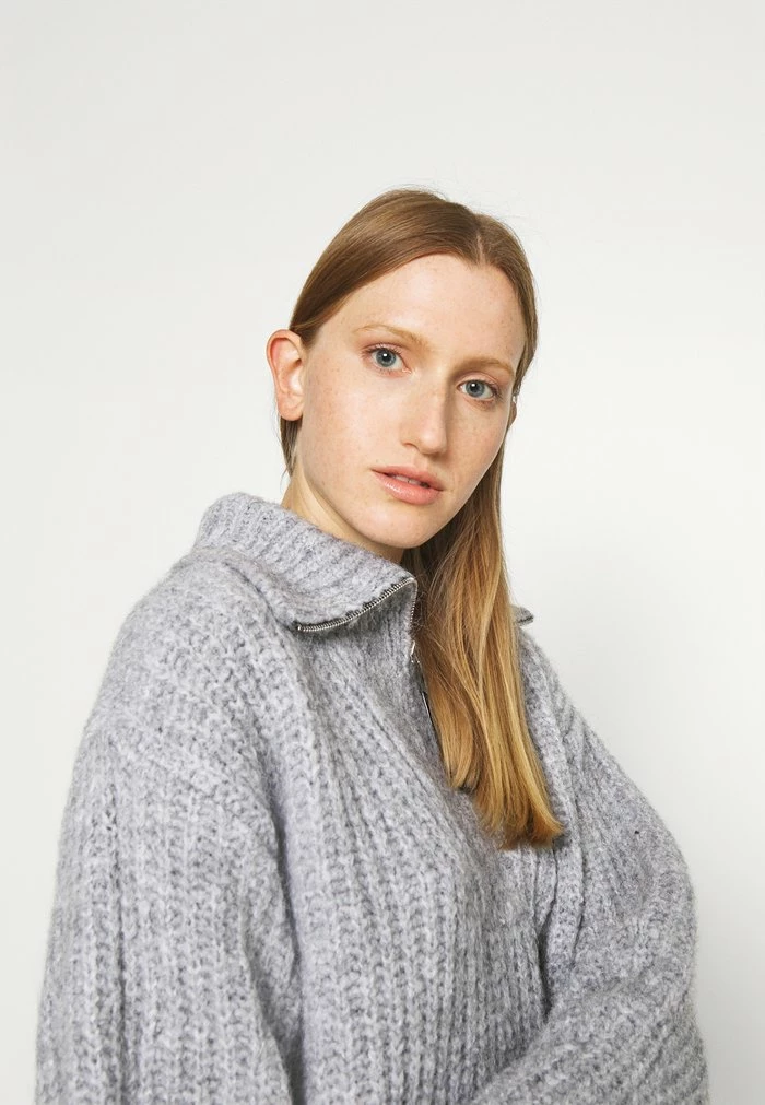 HUGO STEVETTA - Jumper - Medium Grey 4 HUGO STEVETTA - Jumper - Medium Grey - Image 4