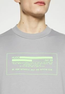 HUGO DANFORD - Print T-shirt - Silver -HUGO Shop 7c17322a1f714767a4c4bbb570f891eb