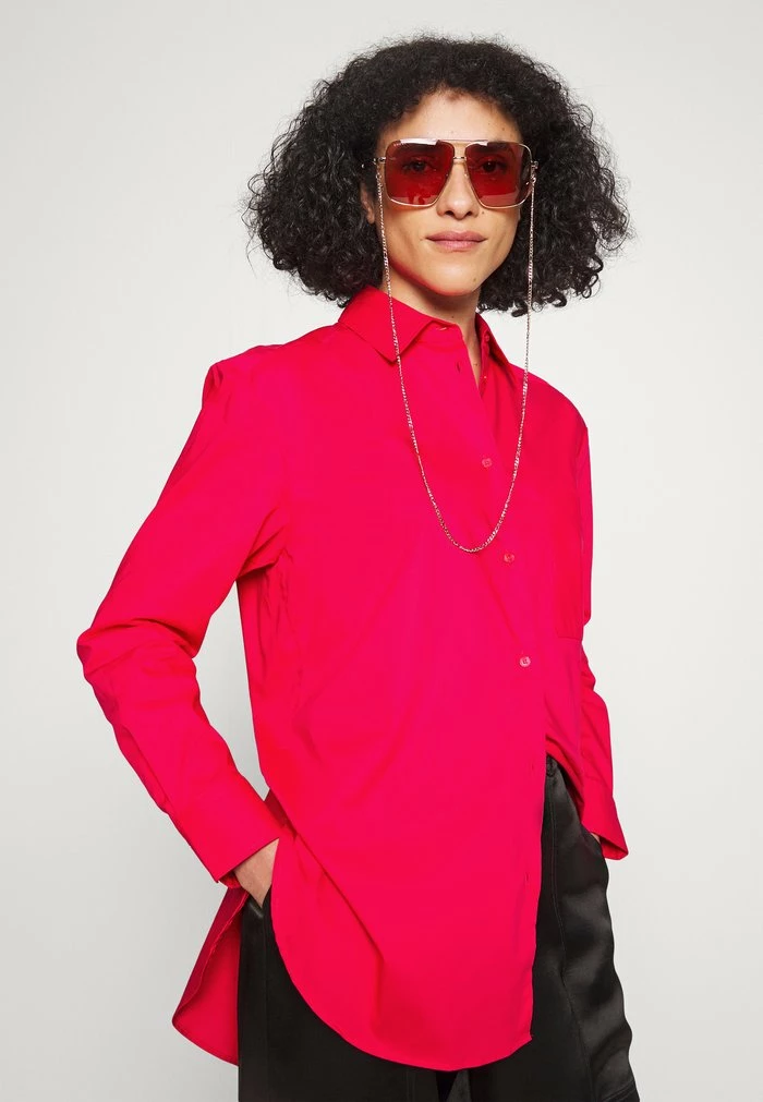 HUGO ELODINA - Blouse - Dark Pink 4 HUGO ELODINA - Blouse - Dark Pink - Image 4