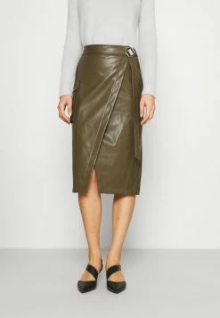 HUGO REMALI - Wrap Skirt - Dark Beige