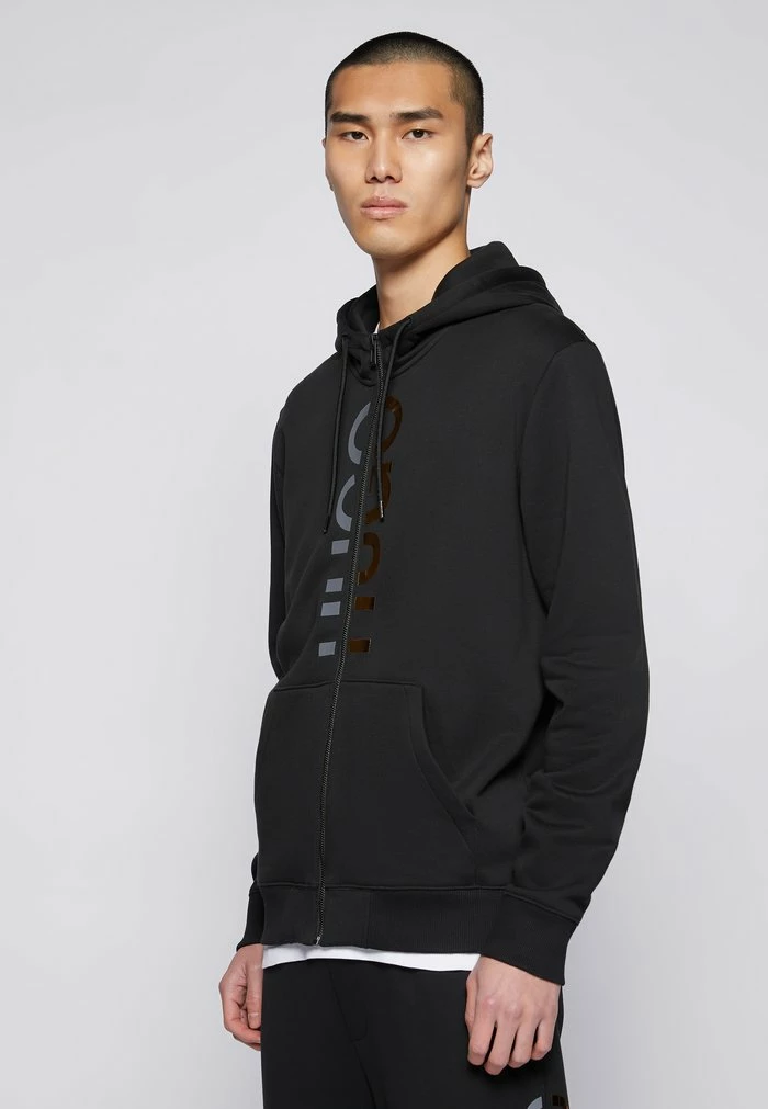 HUGO DELLAR - Sweatshirt - Black 3 HUGO DELLAR - Sweatshirt - Black - Image 3