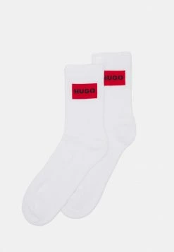 HUGO LABEL 2 PACK - Socks - White