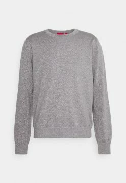 HUGO SLUREX - Jumper - Silver -HUGO Shop 80c5b05ff5db446587ade5ced5b7a2db