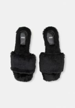 HUGO LOLA - Slippers - Black -HUGO Shop 80c74baa55884823b5ba571d12c076b9
