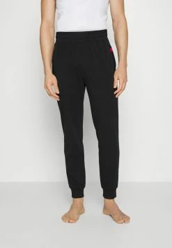 HUGO LABELLED PANTS - Pyjama Bottoms - Black