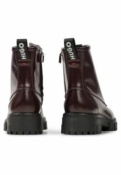 HUGO AXEL - Lace-up Ankle Boots - Dark Brown -HUGO Shop 8371637bfd5a4d6882849639f4f0fe7a