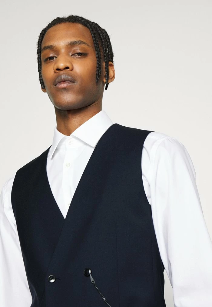 HUGO Waistcoat - Dark Blue 4 HUGO Waistcoat - Dark Blue - Image 4