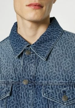 HUGO Denim Jacket - Turquoise/aqua -HUGO Shop 8b9e629144604684a4a9111bc76f6a20