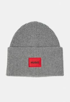 HUGO XAFF UNISEX - Beanie - Open Grey