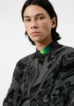 HUGO SGLITCH - Jumper - Dark Grey -HUGO Shop 8cea6eba24f14a5baf14f7a4224257b7