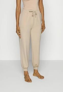 HUGO SMOOTH PANTS - Pyjama Bottoms - Light Beige