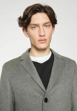 HUGO MIGOR - Short Coat - Medium Grey -HUGO Shop 90731f72adff45ad81ae5fd7c44659b6