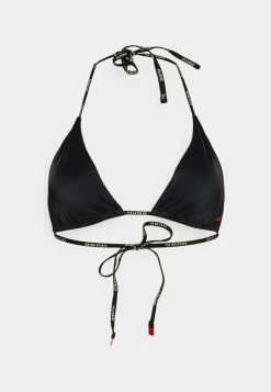 HUGO TRIANGLE PURE - Bikini Top - Black -HUGO Shop 979a137ff79e4a93b31ef2211dceccd5