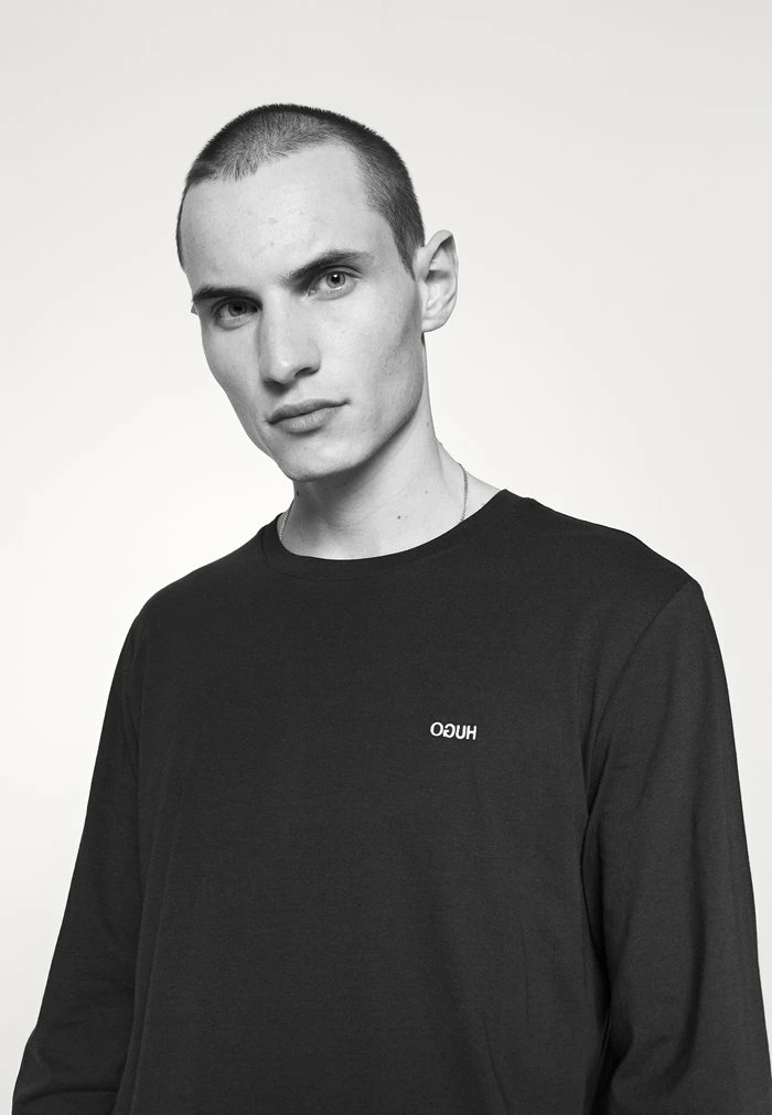 HUGO DEROL - Long Sleeved Top - Dark Blue 5 HUGO DEROL - Long Sleeved Top - Dark Blue - Image 5