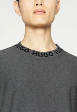 HUGO SMARLO - Jumper - Open Grey -HUGO Shop 9b4a7b66073343a5817828041a5c37d3