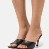 HUGO TONIC - Heeled Mules - Black