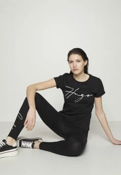 HUGO THE SLIM TEE - Print T-shirt - Schwarz -HUGO Shop 9fe8766c021c4e9e9e21226382a358c8