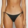 HUGO SIDE TIE PURE - Bikini Bottoms - Black