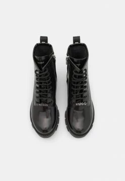 HUGO AXEL - Lace-up Ankle Boots - Black -HUGO Shop a8df80a595184707be9b5f52466d6263
